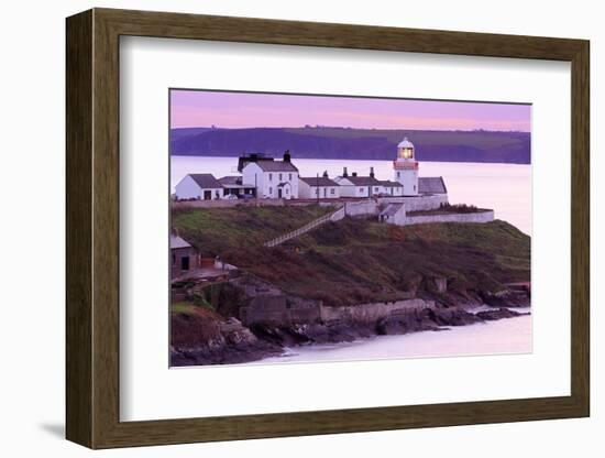 Roches Point Lighthouse, Whitegate Village, County Cork, Munster, Republic of Ireland, Europe-Richard Cummins-Framed Photographic Print