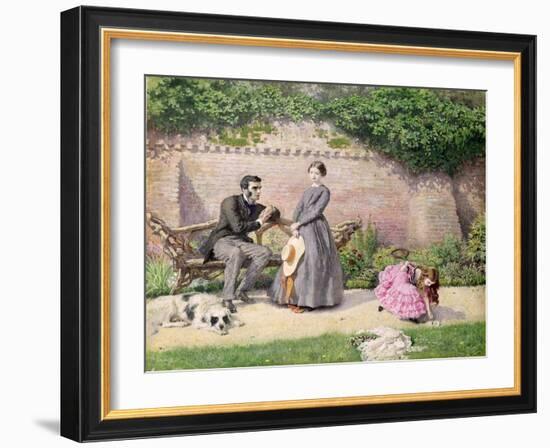 Rochester and Jane Eyre-Frederick Walker-Framed Giclee Print