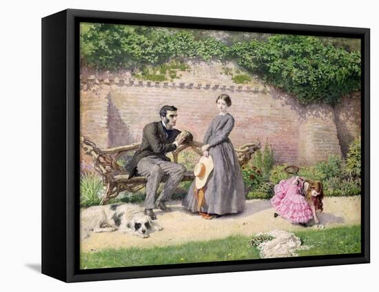 Rochester and Jane Eyre-Frederick Walker-Framed Premier Image Canvas