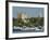 Rochester Castle and Cathedral, Rochester, Kent, England, United Kingdom, Europe-Charles Bowman-Framed Photographic Print