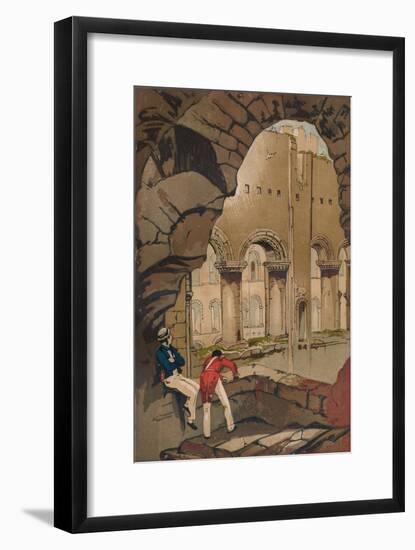 'Rochester Castle. - Interior', c1845, (1864)-Unknown-Framed Giclee Print