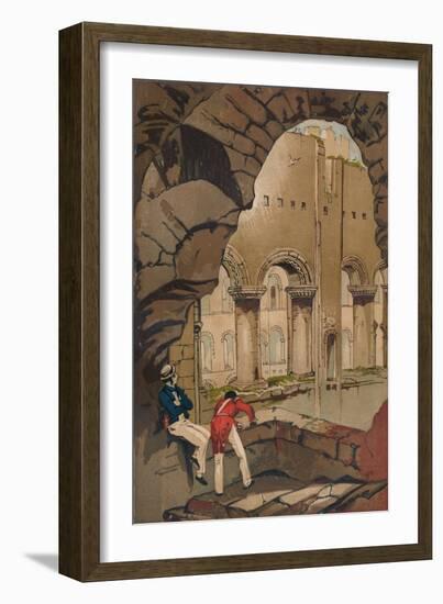 'Rochester Castle. - Interior', c1845, (1864)-Unknown-Framed Giclee Print