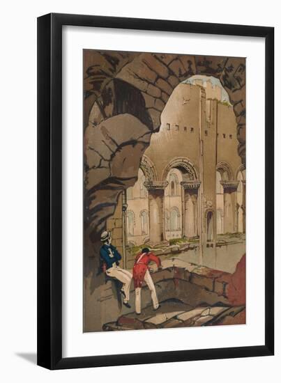 'Rochester Castle. - Interior', c1845, (1864)-Unknown-Framed Giclee Print