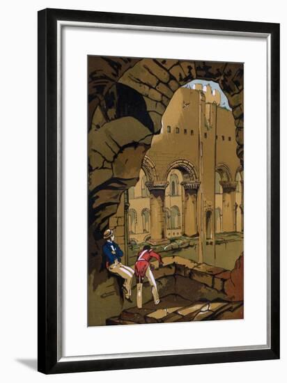 Rochester Castle, Kent, 19th Century-null-Framed Giclee Print