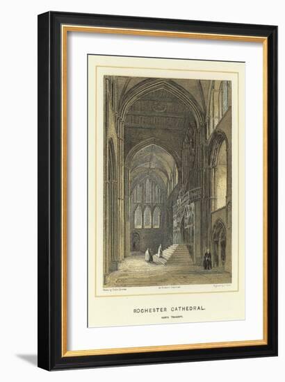 Rochester Cathedral, North Transept-Hablot Knight Browne-Framed Giclee Print