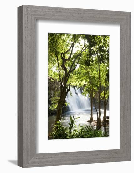 Rochester Falls, Souillac, Savanne, Mauritius, Indian Ocean, Africa-Jordan Banks-Framed Photographic Print