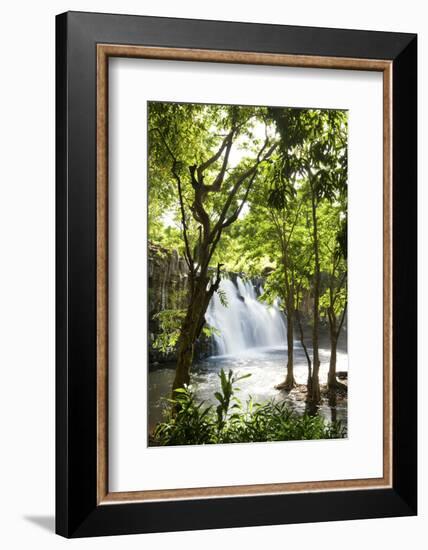 Rochester Falls, Souillac, Savanne, Mauritius, Indian Ocean, Africa-Jordan Banks-Framed Photographic Print