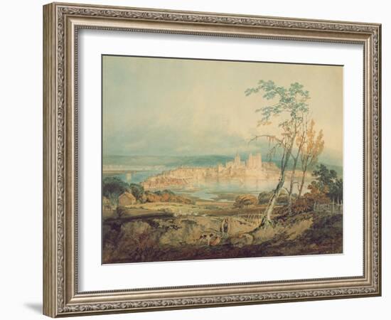 Rochester, Kent, 1795-J. M. W. Turner-Framed Giclee Print