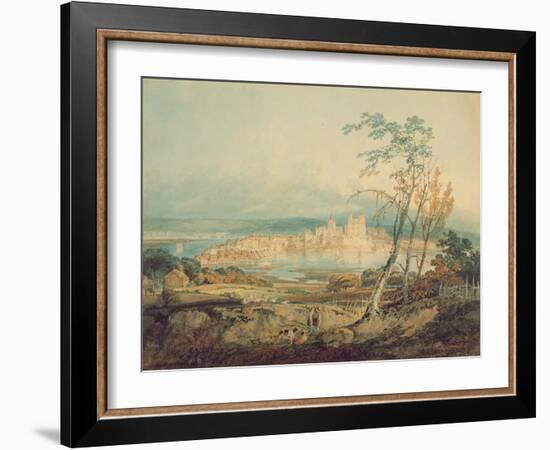 Rochester, Kent, 1795-J. M. W. Turner-Framed Giclee Print