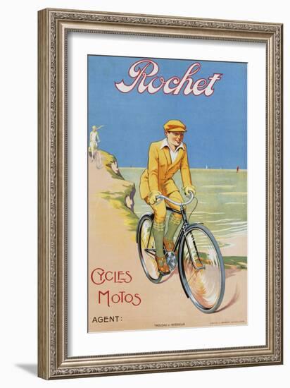 Rochet Cycles Motos Poster-null-Framed Giclee Print