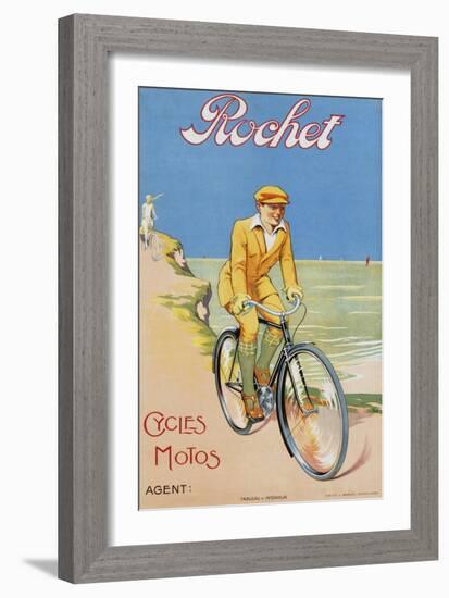 Rochet Cycles Motos Poster-null-Framed Giclee Print