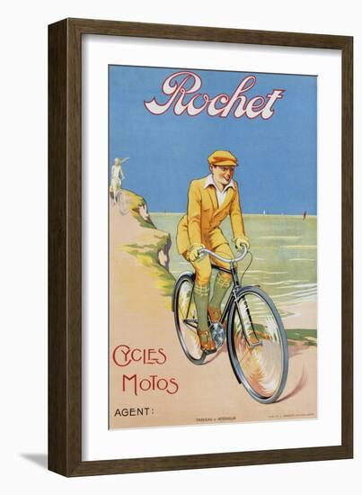 Rochet Cycles Motos Poster-null-Framed Giclee Print