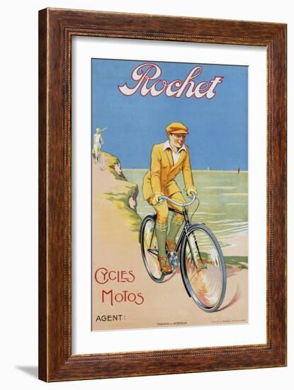 Rochet Cycles Motos Poster-null-Framed Giclee Print