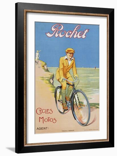 Rochet Cycles Motos Poster-null-Framed Giclee Print