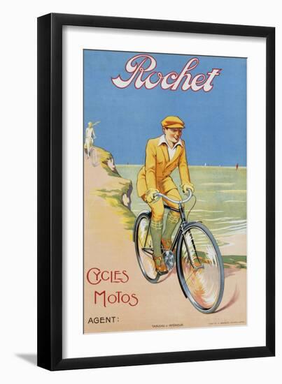 Rochet Cycles Motos Poster-null-Framed Giclee Print