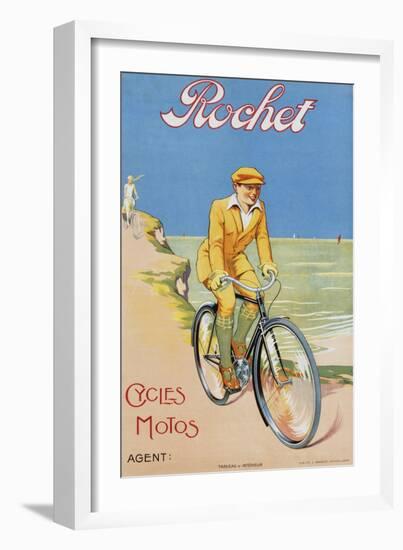 Rochet Cycles Motos Poster-null-Framed Giclee Print