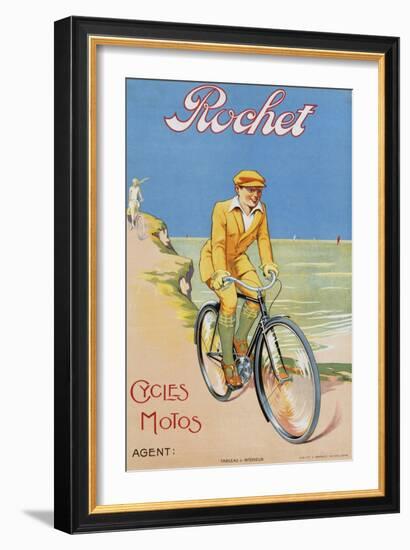 Rochet Cycles Motos Poster-null-Framed Giclee Print