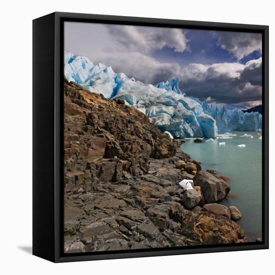 Rock and Glacier-Howard Ruby-Framed Premier Image Canvas