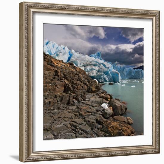 Rock and Glacier-Howard Ruby-Framed Photographic Print