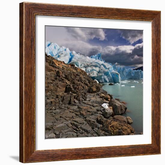 Rock and Glacier-Howard Ruby-Framed Photographic Print