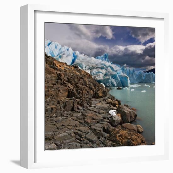 Rock and Glacier-Howard Ruby-Framed Photographic Print