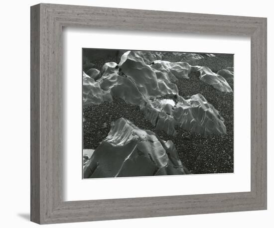 Rock and Pebbles, Pebble Beach, California, 1968-Brett Weston-Framed Photographic Print