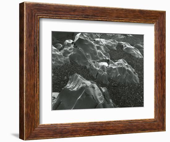 Rock and Pebbles, Pebble Beach, California, 1968-Brett Weston-Framed Photographic Print