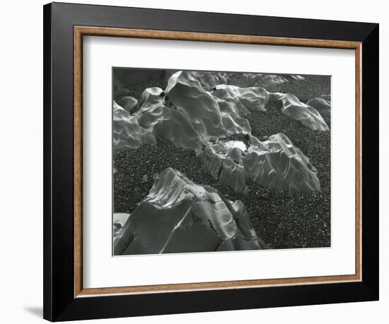 Rock and Pebbles, Pebble Beach, California, 1968-Brett Weston-Framed Photographic Print