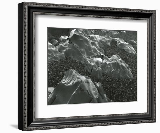 Rock and Pebbles, Pebble Beach, California, 1968-Brett Weston-Framed Photographic Print