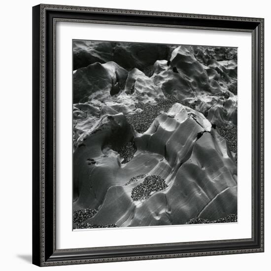 Rock and Pebbles, Pebble Beach, California, c. 1968-Brett Weston-Framed Photographic Print