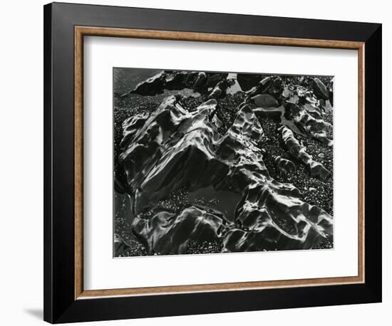 Rock and Pebbles, Pebble Beach, California, c. 1968-Brett Weston-Framed Photographic Print