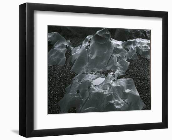 Rock and Pebbles, Pebble Beach, California, c.1968-Brett Weston-Framed Photographic Print