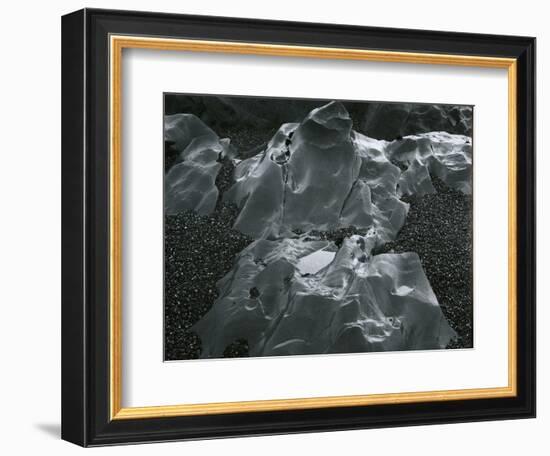 Rock and Pebbles, Pebble Beach, California, c.1968-Brett Weston-Framed Photographic Print