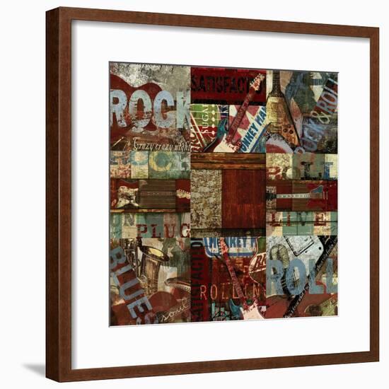 Rock and Roll 9-Patch-Eric Yang-Framed Art Print