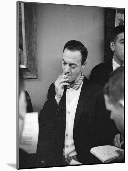 Rock and Roll Radio Dj Alan Freed-null-Mounted Premium Photographic Print