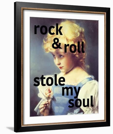 Rock and Roll Soul-Eccentric Accents-Framed Art Print