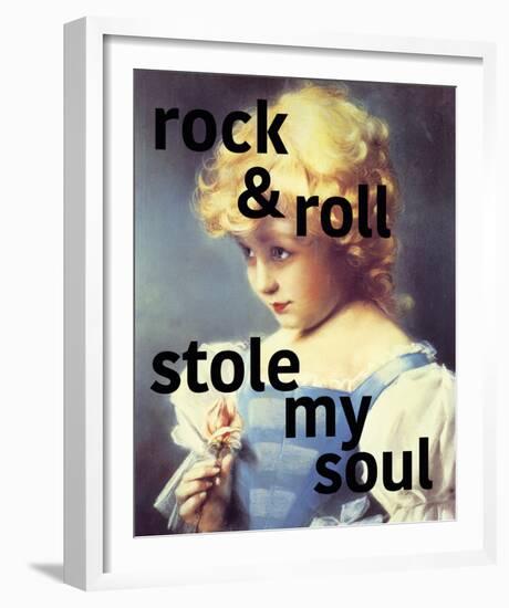 Rock and Roll Soul-Eccentric Accents-Framed Art Print