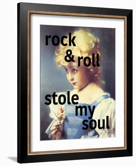 Rock and Roll Soul-Eccentric Accents-Framed Art Print