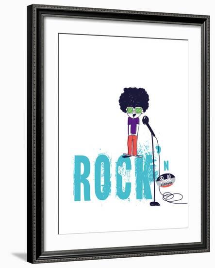 Rock and Roll-Laure Girardin-Vissian-Framed Giclee Print