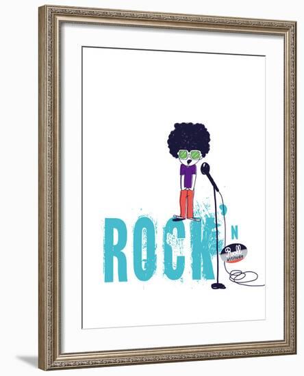 Rock and Roll-Laure Girardin-Vissian-Framed Giclee Print