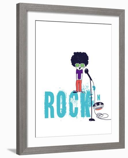 Rock and Roll-Laure Girardin-Vissian-Framed Giclee Print