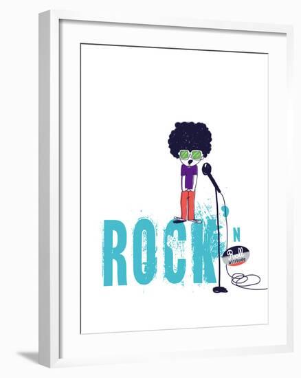 Rock and Roll-Laure Girardin-Vissian-Framed Giclee Print