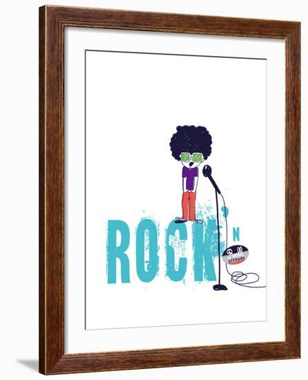 Rock and Roll-Laure Girardin-Vissian-Framed Giclee Print