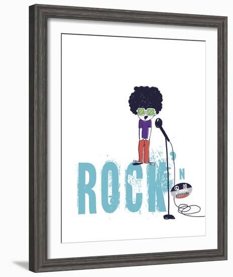 Rock and Roll-Laure Girardin Vissian-Framed Art Print