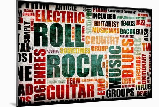 Rock And Roll-kentoh-Mounted Art Print