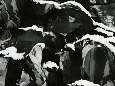Rock And Snow Oregon 1968 Photographic Print Brett Weston Art Com