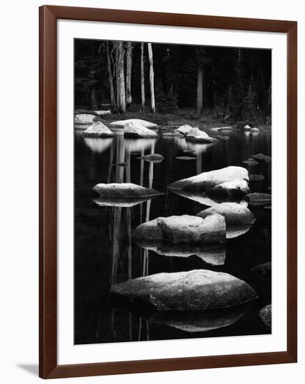 Rock and Water, High Sierra, 1972-Brett Weston-Framed Photographic Print