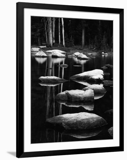 Rock and Water, High Sierra, 1972-Brett Weston-Framed Photographic Print