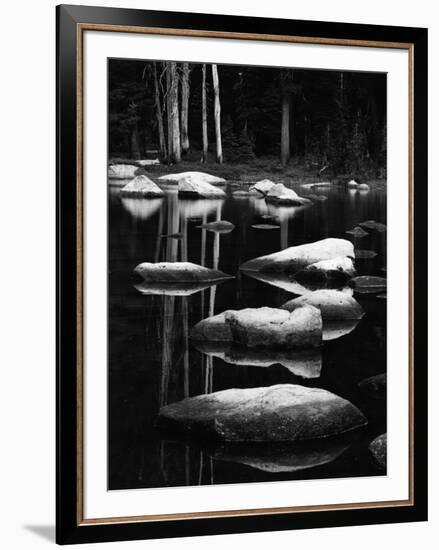 Rock and Water, High Sierra, 1972-Brett Weston-Framed Photographic Print