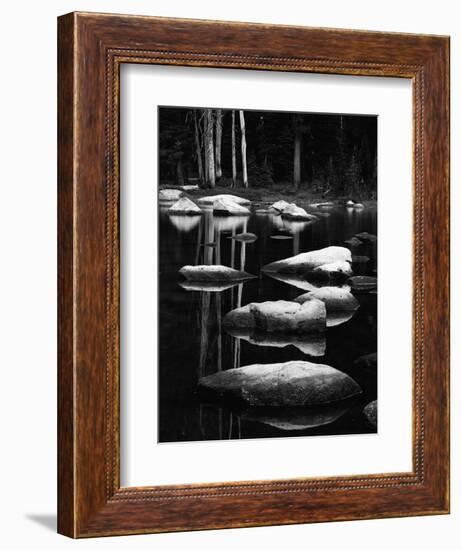 Rock and Water, High Sierra, 1972-Brett Weston-Framed Photographic Print